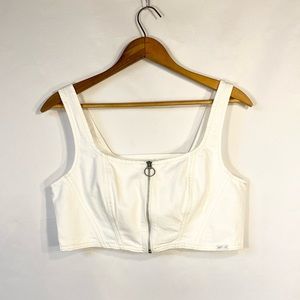 Lee X H&M Denim Corset-style Top